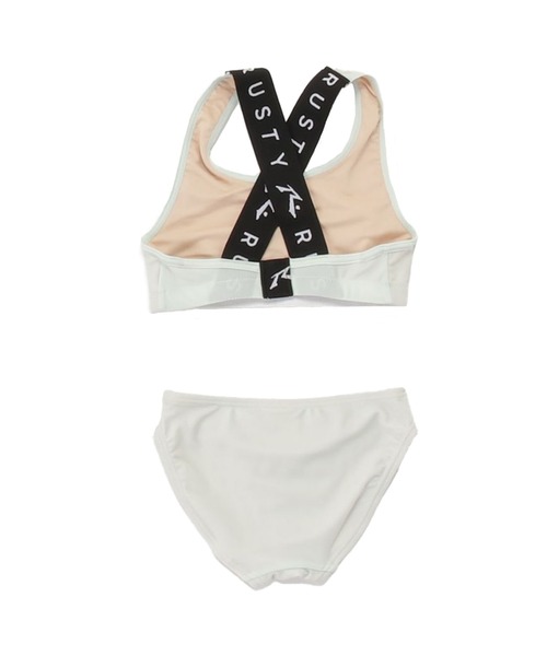 セール】RUSTY/ラスティー キッズ 水着 4点セット スイムウェア