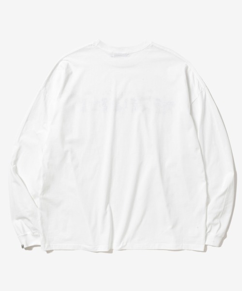 rehacer（レアセル）の「rehacer : Eternity Parade Wide L/S /  エタニティーパレード ワイドシル エット ロング スリーブ カットソー（Tシャツ/カットソー・メンズ・ブラック/ホワイト・SMALL/MEDIUM/LARGE/X-LARGE）」の6枚目の写真