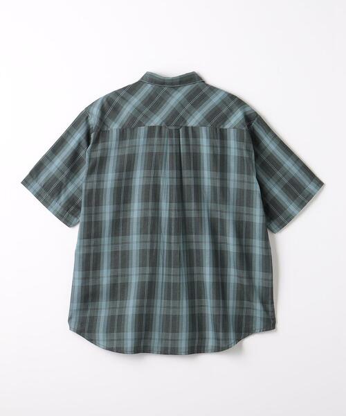 green label relaxing（グリーンレーベルリラクシング）の「Morley ビッグ チェック シャツ（シャツ/ブラウス・メンズ・オリーブ/ネイビー・S/L/M）」の5枚目の写真