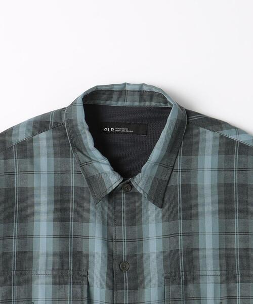 green label relaxing（グリーンレーベルリラクシング）の「Morley ビッグ チェック シャツ（シャツ/ブラウス・メンズ・オリーブ/ネイビー・S/L/M）」の11枚目の写真