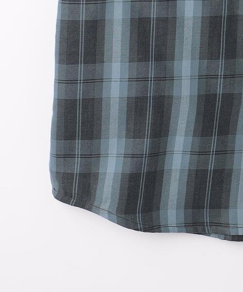 green label relaxing（グリーンレーベルリラクシング）の「Morley ビッグ チェック シャツ（シャツ/ブラウス・メンズ・オリーブ/ネイビー・S/L/M）」の13枚目の写真