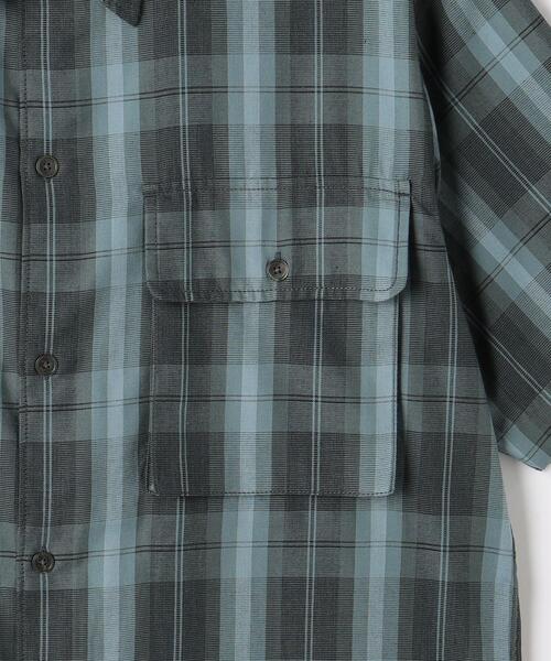 green label relaxing（グリーンレーベルリラクシング）の「Morley ビッグ チェック シャツ（シャツ/ブラウス・メンズ・オリーブ/ネイビー・S/L/M）」の14枚目の写真