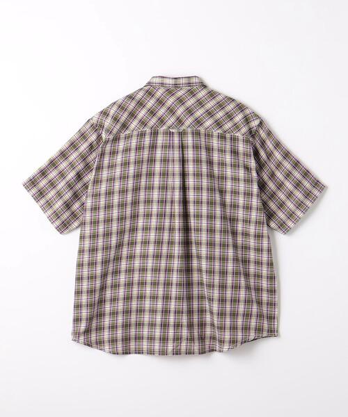 green label relaxing（グリーンレーベルリラクシング）の「Morley ビッグ チェック シャツ（シャツ/ブラウス・メンズ・オリーブ/ネイビー・S/L/M）」の17枚目の写真