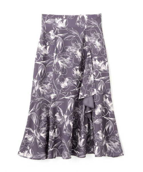 PROPORTION BODY DRESSING（プロポーションボディドレッシング）の「ビックフラワーマーメイドスカート / 1213220605（スカート・レディース・イエロー/ダークグレー/グレー・MEDIUM/SMALL）」の10枚目の写真