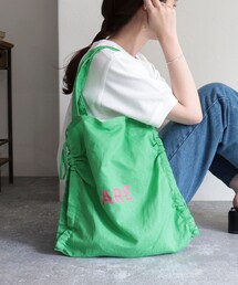 EARTH MADE | 【EARTH MADE/アースメイド】サイドギャザーリネントート(トートバッグ)