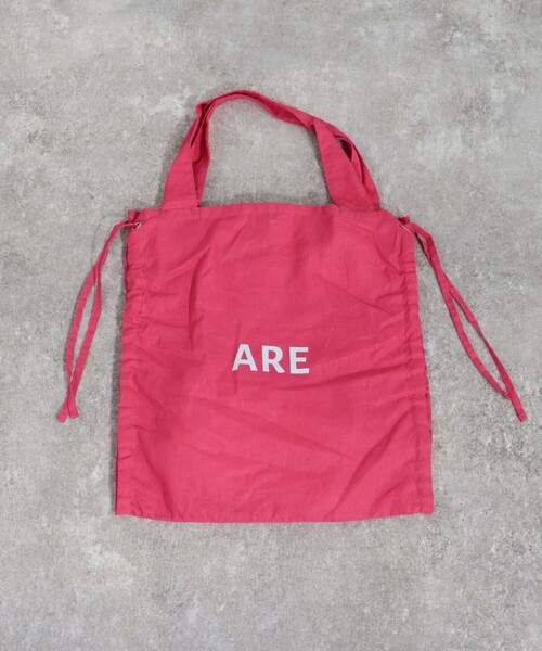 EARTH MADE(アースメイド)の「【EARTH MADE/アースメイド】サイドギャザーリネントートバッグ(トートバッグ・レディース・レッド/グリーン/ラベンダー・FREE)」の15枚目の写真