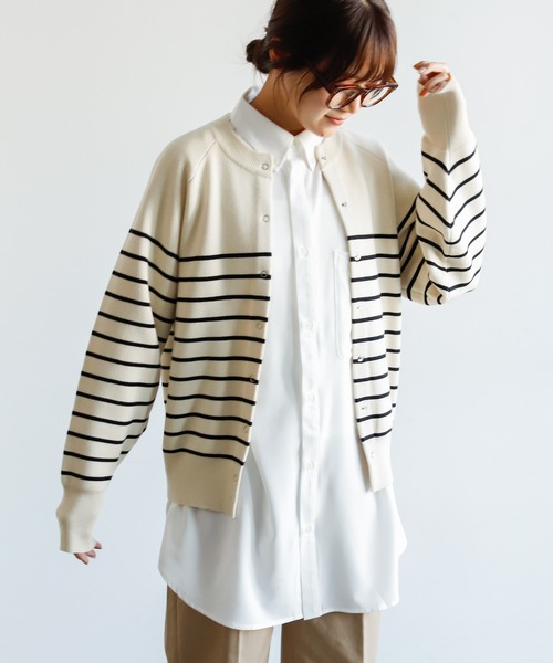 Birthday room(バースデイルーム)の「ビーグル刺繍ワッペンシャツ(シャツ/ブラウス・レディース・ホワイト/ベージュ系その他/ブラック/ブルー・FREE)」の13枚目の写真