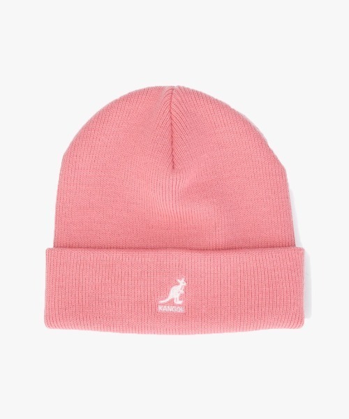 KANGOL（カンゴール）の「KANGOL ACRYLIC CUFF PULL-ON（ニットキャップ/ビーニー・レディース・ライトグレー/ブラック×ブラック/グレー/ブラック/ライトブルー/ブラウン/キャメル/オレンジ/ネイビー/ピンク/ブラック×ゴールド/グリーン/ピンク系/オレンジ系/ライトイエロー/アーミー/グリーン系/ブルー系/ブラウン系・ONE SIZE）」の18枚目の写真