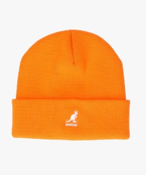KANGOL（カンゴール）の「KANGOL ACRYLIC CUFF PULL-ON（ニットキャップ/ビーニー・レディース・ライトグレー/ブラック×ブラック/グレー/ブラック/ライトブルー/ブラウン/キャメル/オレンジ/ネイビー/ピンク/ブラック×ゴールド/グリーン/ピンク系/オレンジ系/ライトイエロー/アーミー/グリーン系/ブルー系/ブラウン系・ONE SIZE）」の19枚目の写真