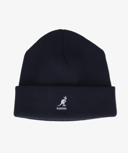 KANGOL（カンゴール）の「KANGOL ACRYLIC CUFF PULL-ON（ニットキャップ/ビーニー・レディース・ライトグレー/ブラック×ブラック/グレー/ブラック/ライトブルー/ブラウン/キャメル/オレンジ/ネイビー/ピンク/ブラック×ゴールド/グリーン/ピンク系/オレンジ系/ライトイエロー/アーミー/グリーン系/ブルー系/ブラウン系・ONE SIZE）」の13枚目の写真