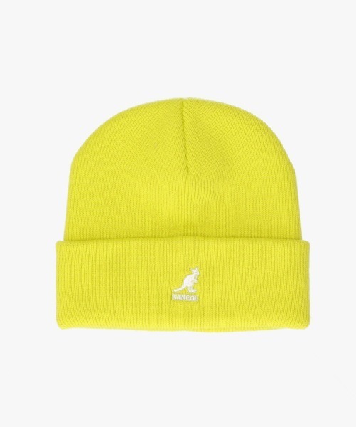 KANGOL（カンゴール）の「KANGOL ACRYLIC CUFF PULL-ON（ニットキャップ/ビーニー・レディース・ライトグレー/ブラック×ブラック/グレー/ブラック/ライトブルー/ブラウン/キャメル/オレンジ/ネイビー/ピンク/ブラック×ゴールド/グリーン/ピンク系/オレンジ系/ライトイエロー/アーミー/グリーン系/ブルー系/ブラウン系・ONE SIZE）」の15枚目の写真