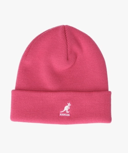 KANGOL（カンゴール）の「KANGOL ACRYLIC CUFF PULL-ON（ニットキャップ/ビーニー・レディース・ライトグレー/ブラック×ブラック/グレー/ブラック/ライトブルー/ブラウン/キャメル/オレンジ/ネイビー/ピンク/ブラック×ゴールド/グリーン/ピンク系/オレンジ系/ライトイエロー/アーミー/グリーン系/ブルー系/ブラウン系・ONE SIZE）」の17枚目の写真