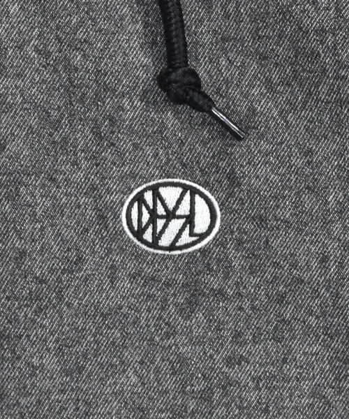 DOUBLE STEAL（ダブルスティール）の「オーバルロゴ刺繍 デニムパーカーJKT（デニムジャケット・メンズ・インディゴブルー/ブラック・MEDIUM/LARGE/X-LARGE）」の7枚目の写真