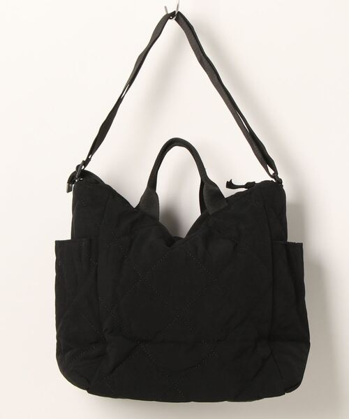 【A4収納可能】3way BAG／black キルティング A4収納可能】3way BAG／black キルティング