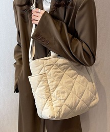 florist | 【2WAY/3WAY】【軽量/A4収納可】ふっくらキルティングスクエアトートバッグ/ショルダーバッグ(トートバッグ)