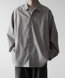 【RUUBON】wool mix regular shirt / ウールミックス レギュラーシャツ