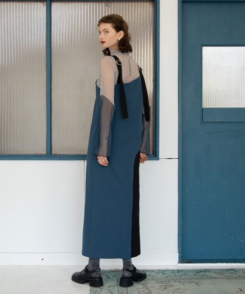 VACANCY（ヴァカンシー）の「配色マルチウェイアシンメトリーワンピース（ワンピース・レディース・ブラウン/ブラック・FREE）」の5枚目の写真