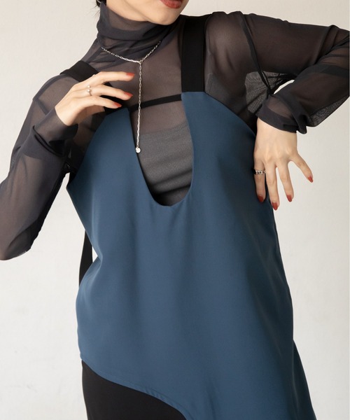 VACANCY（ヴァカンシー）の「配色マルチウェイアシンメトリーワンピース（ワンピース・レディース・ブラウン/ブラック・FREE）」の9枚目の写真