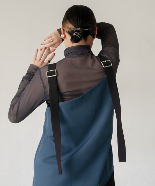 VACANCY（ヴァカンシー）の「配色マルチウェイアシンメトリーワンピース（ワンピース・レディース・ブラウン/ブラック・FREE）」の13枚目の写真