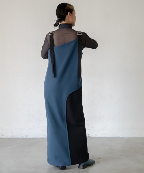 VACANCY（ヴァカンシー）の「配色マルチウェイアシンメトリーワンピース（ワンピース・レディース・ブラウン/ブラック・FREE）」の20枚目の写真