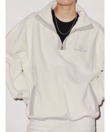 【VEQUM】FLEECE HALF ZIP PULL OVER
