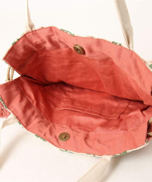 salle de bal(サルデバル)の「Craft india / クラフト インディア 巾着 ショルダー SHOULDER FRH(ショルダーバッグ・レディース・アイボリー/ブラック/ピンク/ライトグリーン・FREE)」の7枚目の写真