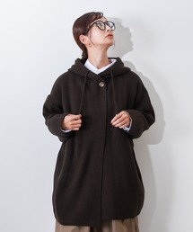 folka（フォルカ）の「Z-2-SP 8E3 フード 付き ニット カーディガン フードカーディガン ニットパーカー ポケット付 フードパーカー ワイド オーバーサイズ（カーディガン/ボレロ）」