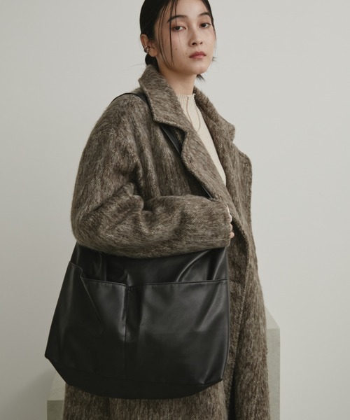 フ*7様 ショルダーバック ブラック 新品未使用 レザーショルダーバッグ B5 / FUJITAKA（フジタカ）公式 / 本革