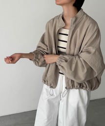 CANAL JEAN | El mar(エルマール) コットンスタンドカラーブルゾン(ブルゾン)