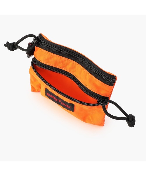 BRIEFING ブリーフィング 中型ポーチ ブラック/オレンジ SL FLAT POUCH（ポーチ）｜BRIEFING（ブリーフィング）のファッション