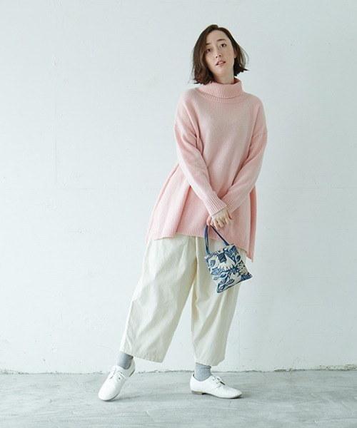 NARU FACTORY（ナルファクトリー）の「シャツコールラップパンツ（その他パンツ・レディース・アイボリー/ブラック/チャコールグレー/オリーブ・FREE）」の22枚目の写真