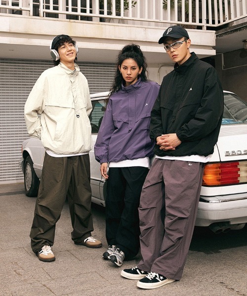 レザレクション　ハーフジップ　厚めシャツ　 L レザレクション ハーフジップ 厚めシャツ L Mens Outlet