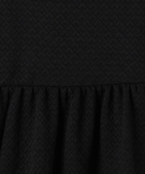 green label relaxing(グリーンレーベルリラクシング)の「TJ キルトジャカード ハイウエスト 切り替え ジャンパースカート 140cm-160cm(ワンピース・キッズ・ケリー/ブラック・140cm/150cm/160cm)」の13枚目の写真