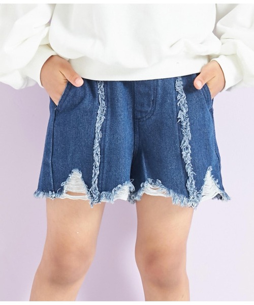 セール】ダメージデニムショートパンツ（デニムパンツ）｜ANAP