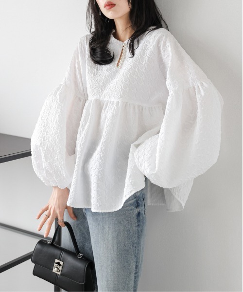 ボリューム袖ブラウス（シャツ/ブラウス）｜AMELY（エミリー）の