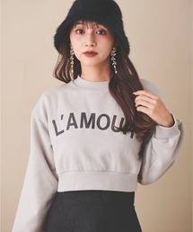 裏起毛ロゴスウェット