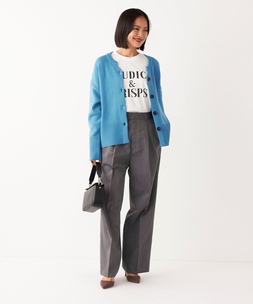SHIPS for women / シップスウィメン SHIPS Colors:〈手洗い可能〉フラッフィー キーネック カーディガン◇ SHIPS Colors:〈手洗い可能〉フラッフィー キーネック