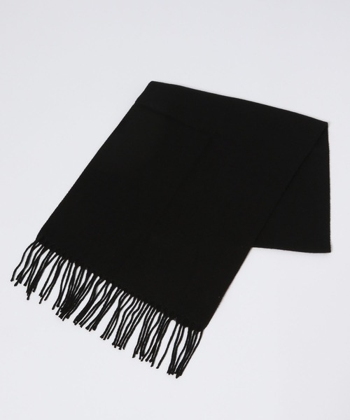 LAKOLE（ラコレ）の「カラバリ無地マフラー / 960790（マフラー・レディース・ライトグレー/ブラック/オフホワイト/イエロー/ブルー/ボルドー/サンドグレー/キャメル・FREE）」の12枚目の写真