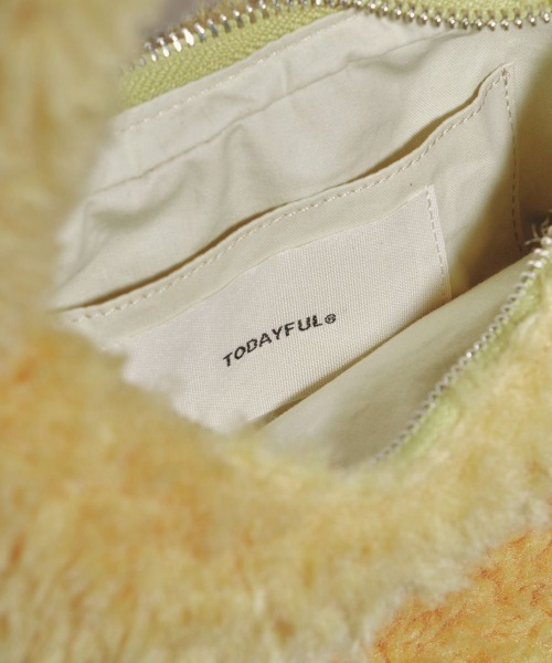 TODAYFUL（トゥデイフル）の「TODAYFUL Oval Boa Bag 12321003（ハンドバッグ・レディース・ホワイト/ブラック・FREE）」の9枚目の写真