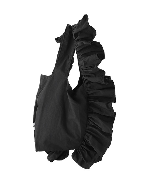 ANEMONE（アネモネ）の「フリルハンドルトートバッグ（トートバッグ・レディース・パープル/ネイビー/ブラック/ブルー/ベージュ/オレンジ/ライトグレー/グリーン/アイボリー・FREE）」の16枚目の写真