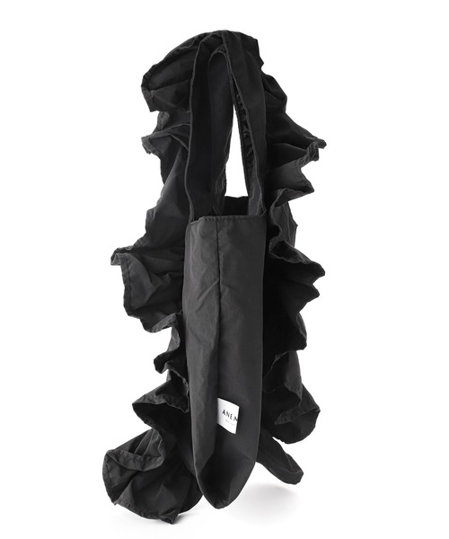 ANEMONE（アネモネ）の「フリルハンドルトートバッグ（トートバッグ・レディース・パープル/ネイビー/ブラック/ブルー/ベージュ/オレンジ/ライトグレー/グリーン/アイボリー・FREE）」の17枚目の写真