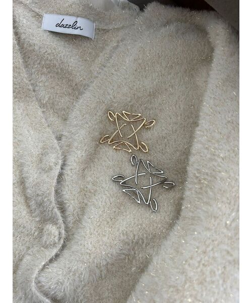 dazzlin（ダズリン）の「スクエアロゴブローチ（ブローチ/コサージュ・レディース・シルバー/ゴールド・FREE）」の8枚目の写真
