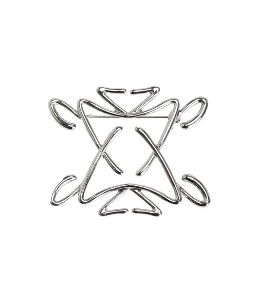 dazzlin（ダズリン）の「スクエアロゴブローチ（ブローチ/コサージュ・レディース・シルバー/ゴールド・FREE）」の4枚目の写真