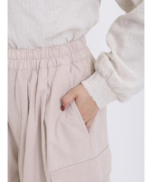 Samansa Mos2（サマンサ モスモス）の「コクーンカーゴパンツ（カーゴパンツ・レディース・ネイビー/カーキ/ベージュ・F）」の17枚目の写真