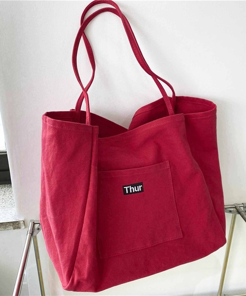 NANEA（ナネア）の「カラートートバッグ（トートバッグ・レディース・レッド/グリーン/イエロー/オレンジ/ホワイト・フリー）」の16枚目の写真