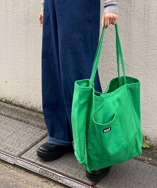 NANEA（ナネア）の「カラートートバッグ（トートバッグ・レディース・レッド/グリーン/イエロー/オレンジ/ホワイト・フリー）」の10枚目の写真