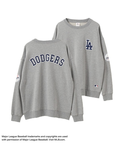 MLB(メジャーリーグベースボール)の「MLB オーバーサイズクルーネックスウェット(スウェット・メンズ・グレー/オートミール/ブラウン/ネイビー/ブラック・L/XL/M)」の10枚目の写真