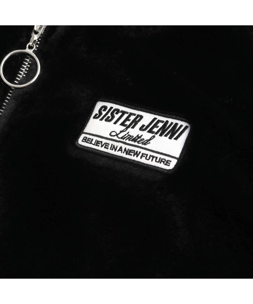 SISTER JENNI(SISTER JENNI)の「フェイクファータテロゴZIPパーカー(その他アウター・キッズ・ブラック/オフホワイト・130cm/140cm/160cm/150cm)」の16枚目の写真