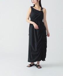 Ray BEAMS | RBS / アシンメトリー タンクトップ ギャザー ワンピース(ワンピース)