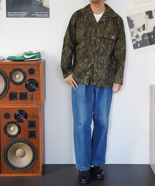 GUNG HO（ガンホー）の「【GUNG HO ガンホー】 4 POCKET SHIRTS JACKET MADE IN USA　ファティーグジャケット（ミリタリージャケット・メンズ・カモフラージュ・LARGE/X-LARGE/MEDIUM）」の6枚目の写真